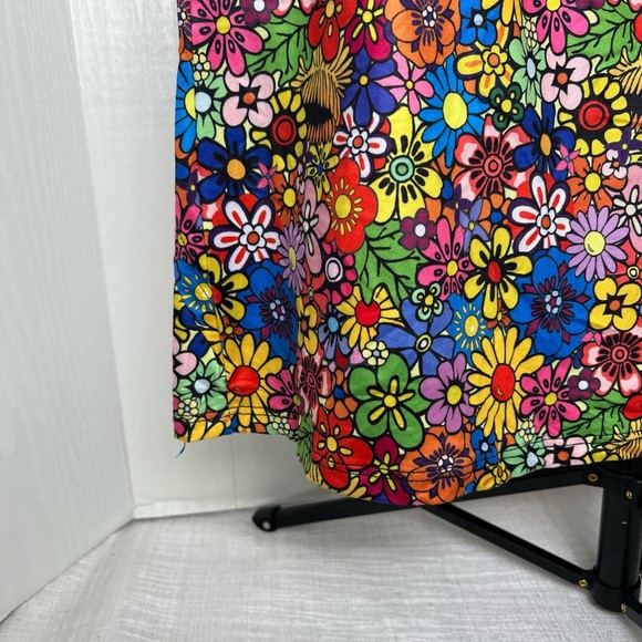Hip & Fun Fulbelle Pickleball Tennis Skort 70’s Floral Pockets Size Large - Picture 3 of 12
